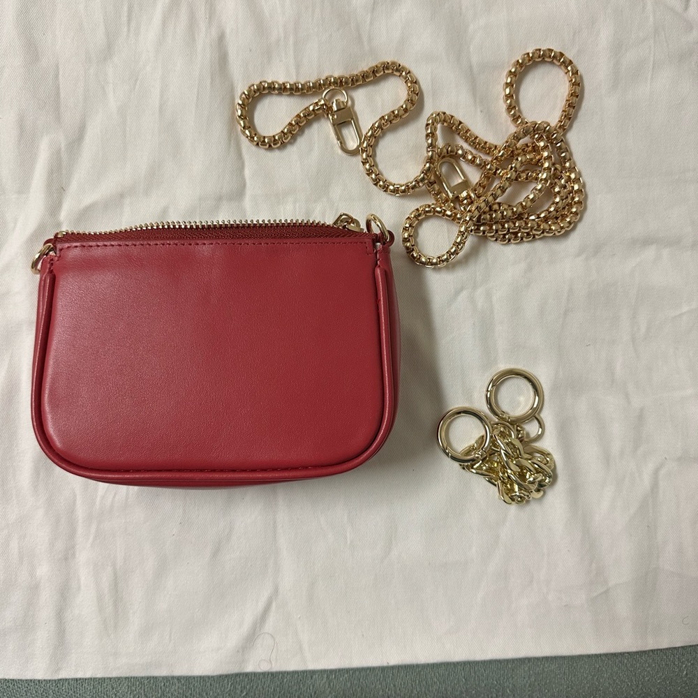 NWOT Authentic Dress Up My Purse wristlet/pouch in hot pink